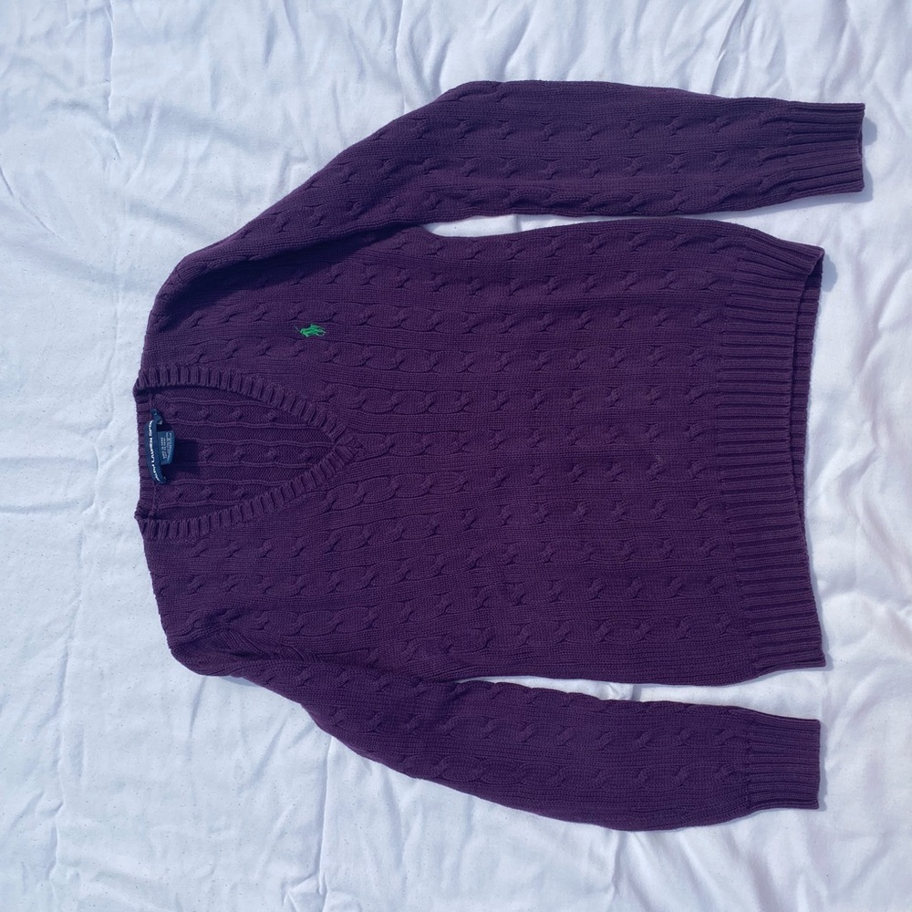 Ralph lauren purple sweater